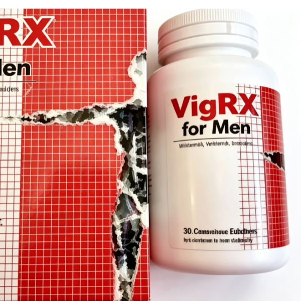VigRX for Men Herbal Male Vitality Dietary Capsules White Bottle Red Grid Gift Box 30 Count, Multi Natural Plant Extract Boost Pelvic Blood Circulation Improve Stamina Relieve Fatigue Balance Male Hormone Wellness Supplement For Adult Men.